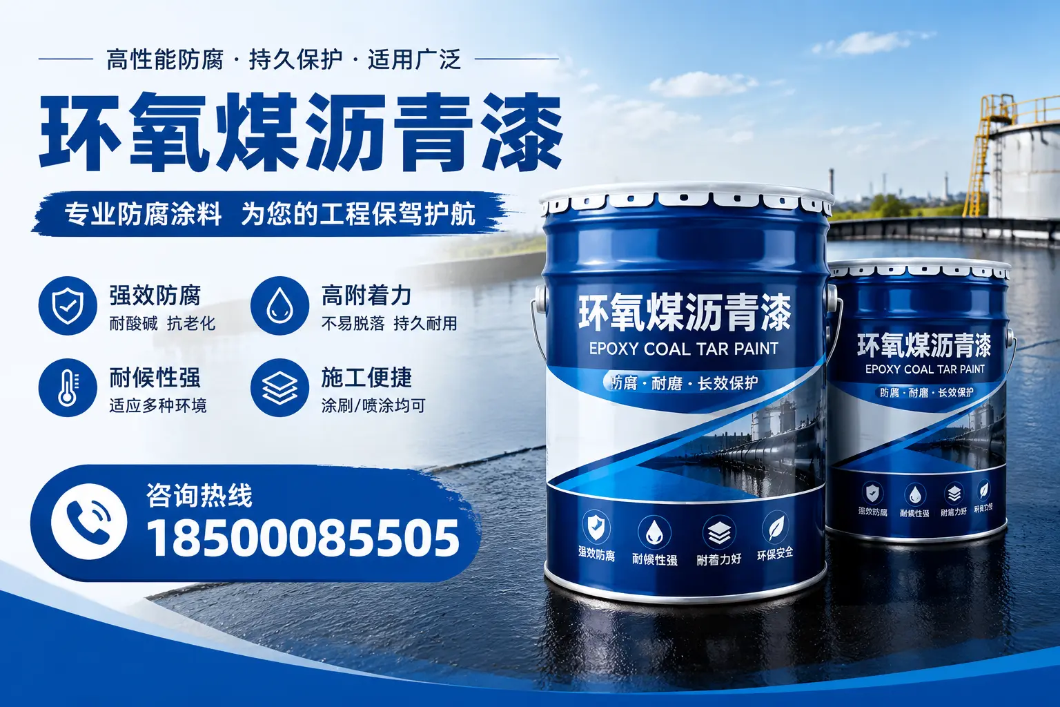 环氧煤沥青漆与其他漆类的比较，咸阳用户的选择依据